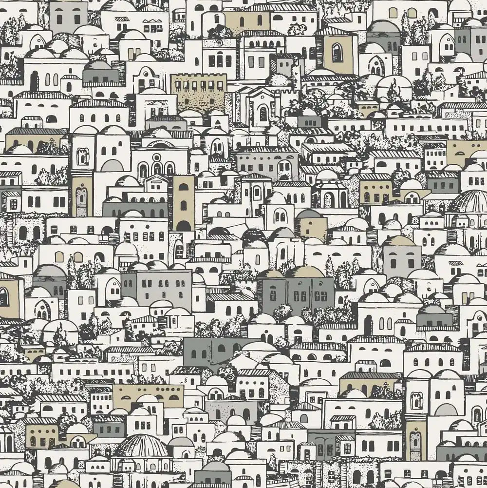 Carta da parati Fornasetti - Mediterranea Oro Cole & Son