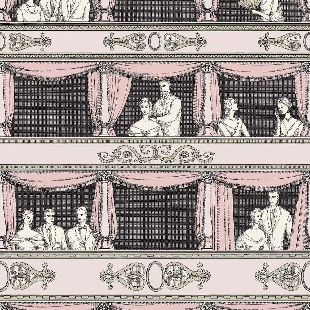 Carta da parati Fornasetti - Teatro Rosa Cole & Son