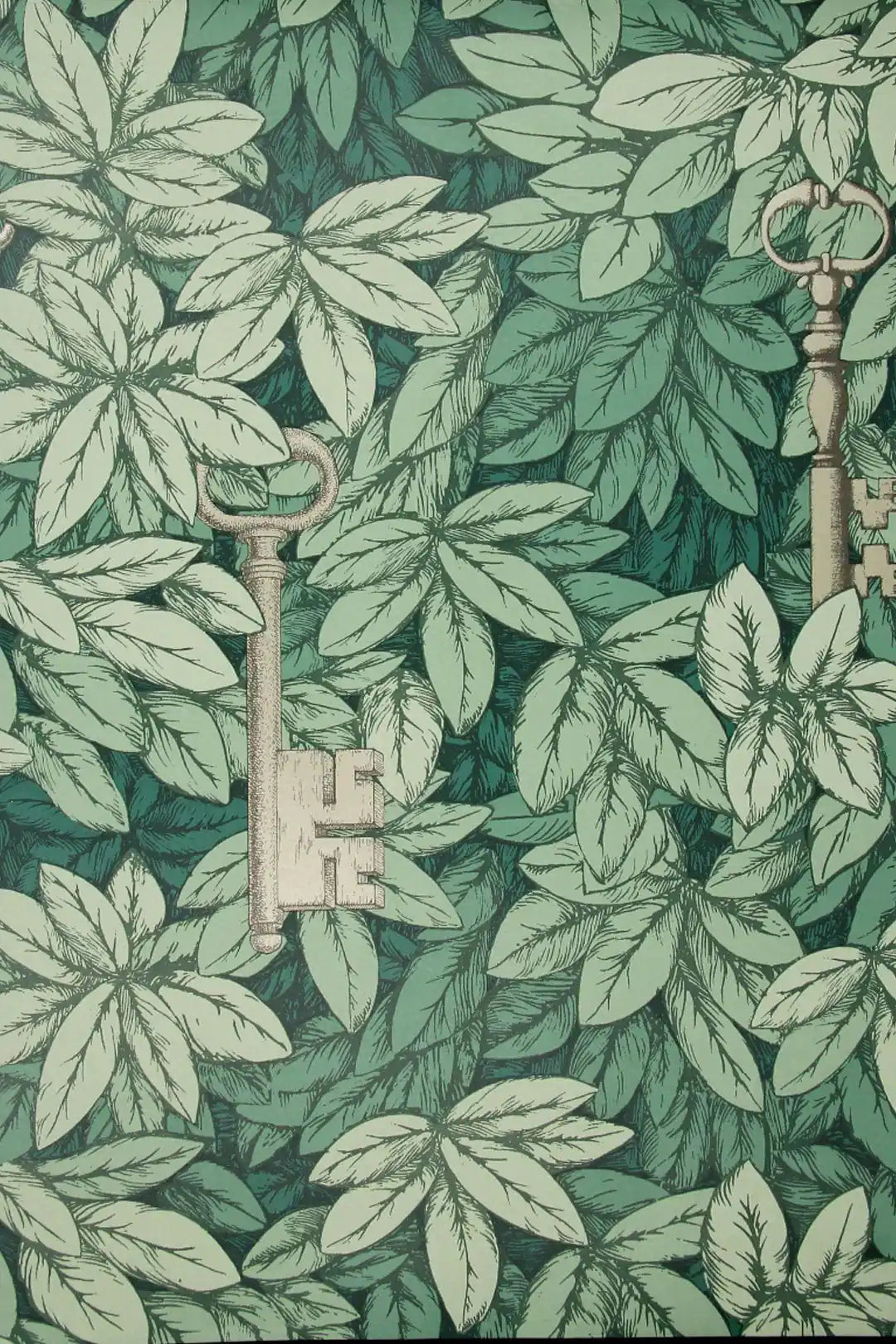 Carta da parati Fornasetti - Chiavi segrete Verde Cole & Son