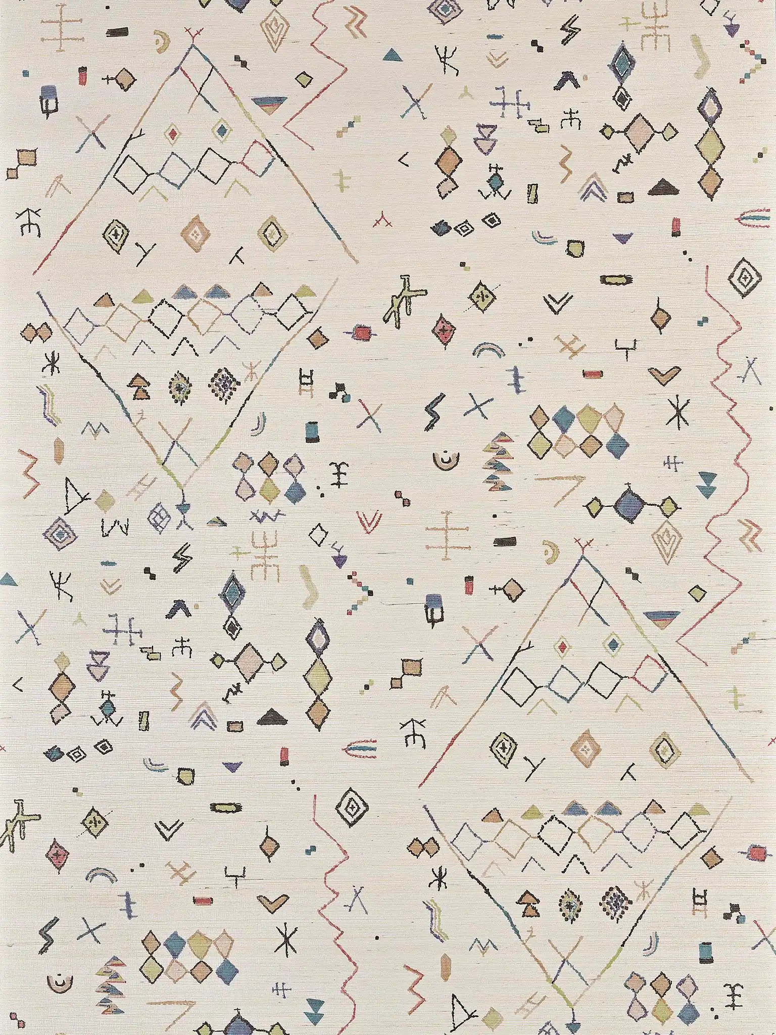 Touareg: carta da parati etnica Pierre Frey