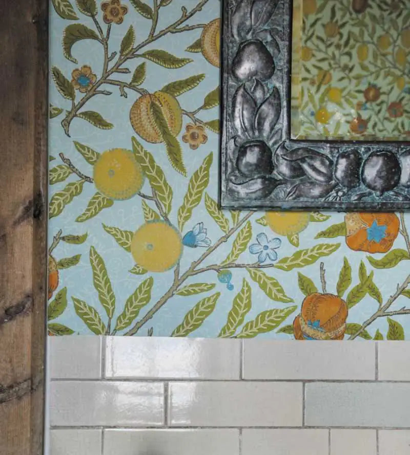 Morris & Co Carta da Parati Fruit Deco Interni