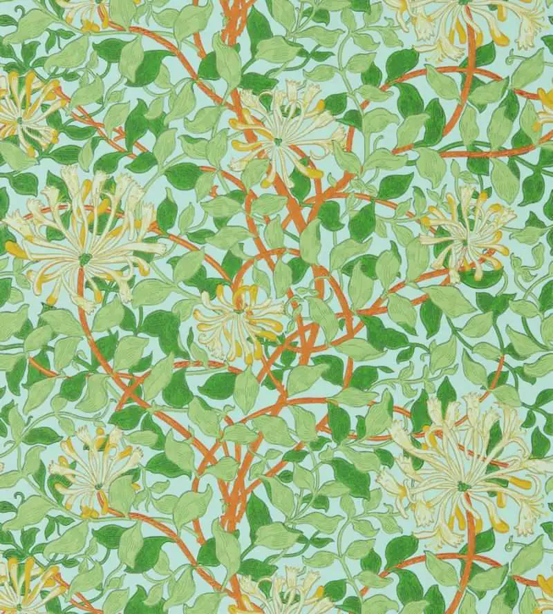 Morris & Co Carta da Parati Honeysuckle Deco Interni