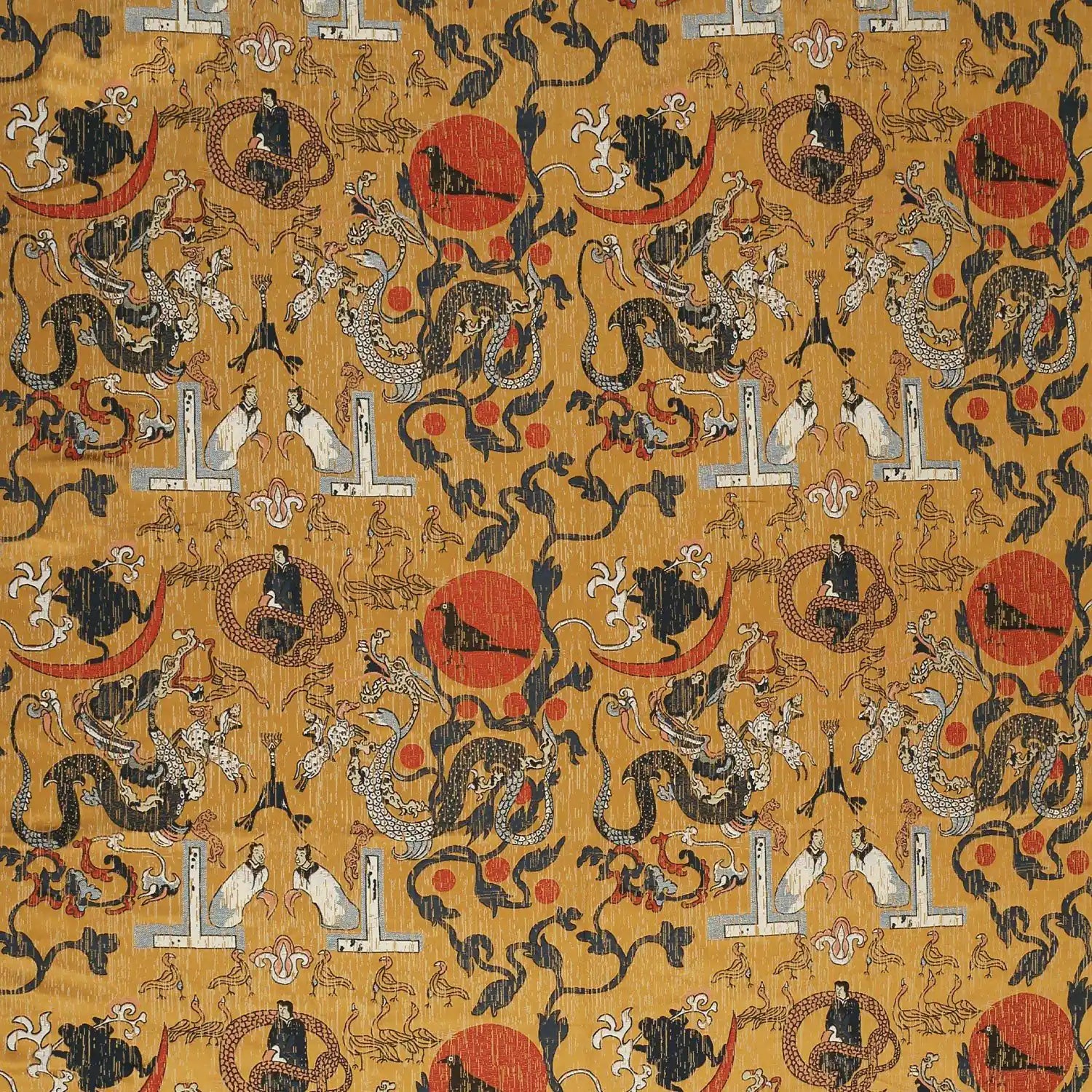 Jim Thompson Tessuti Lacquer Bardo