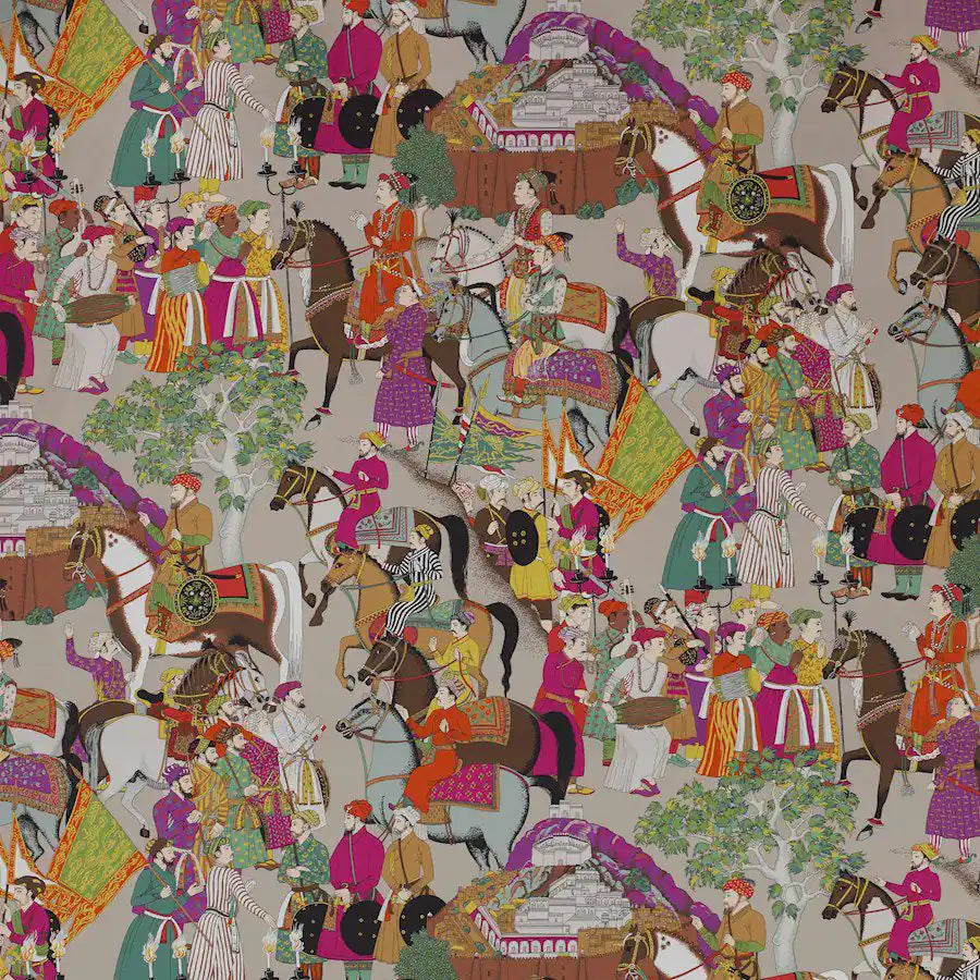 Manuel Canovas Tessuti Turquoise Dara