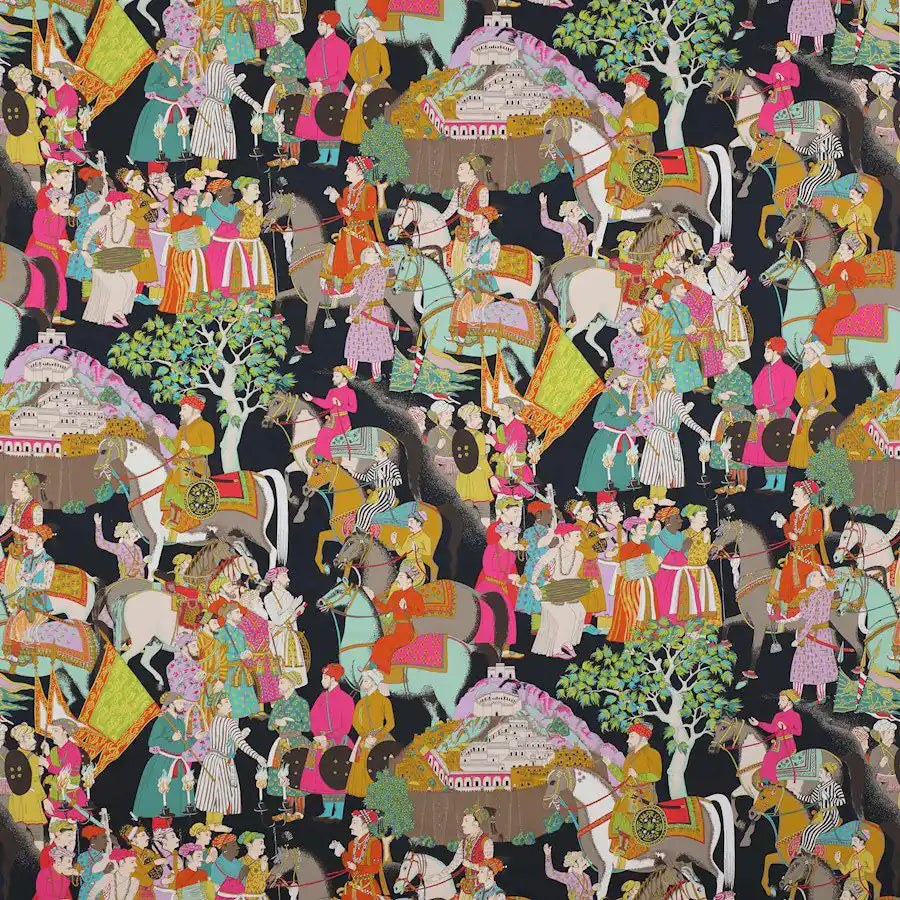 Manuel Canovas Tessuti Turquoise Dara