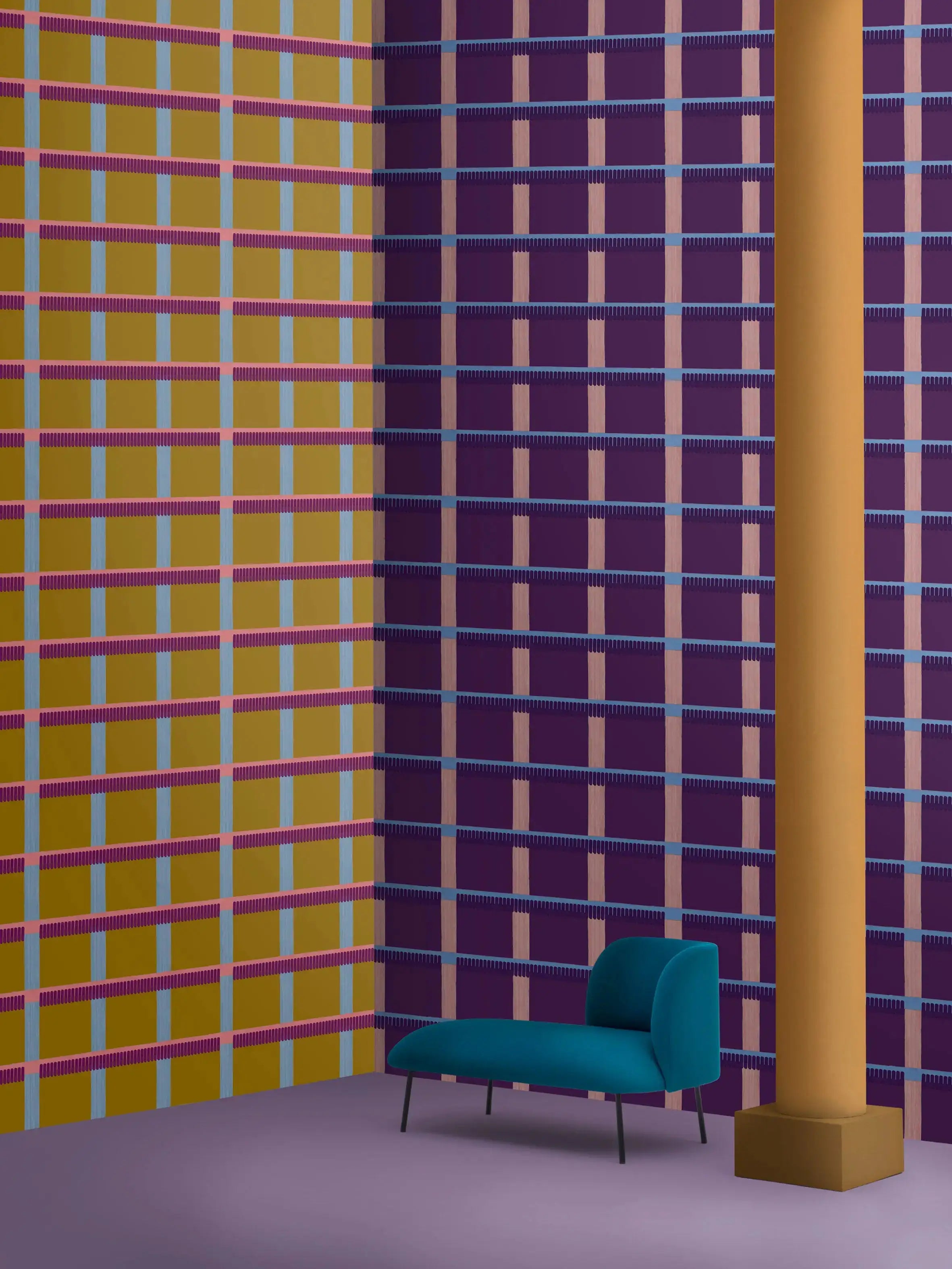 Motus 7 carta da parati astratta Spaghetti Wall.