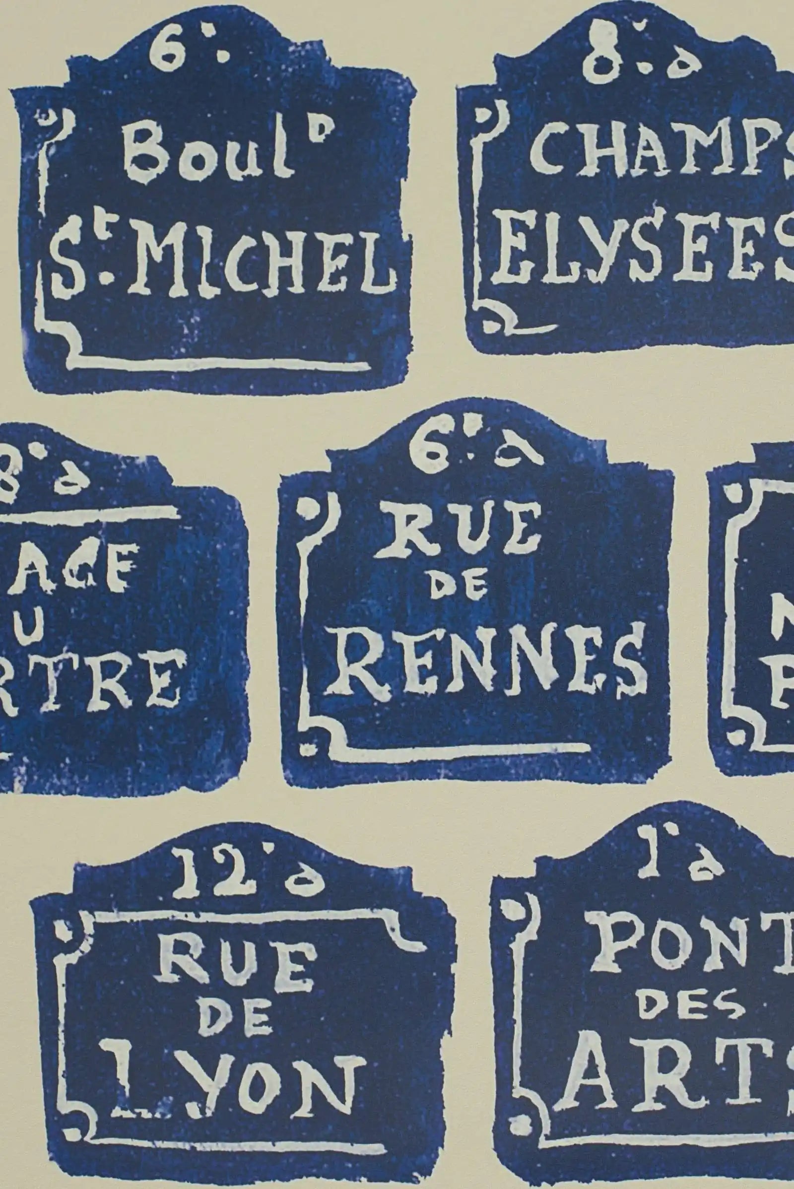 Carta da Parati Les rues parisiennes