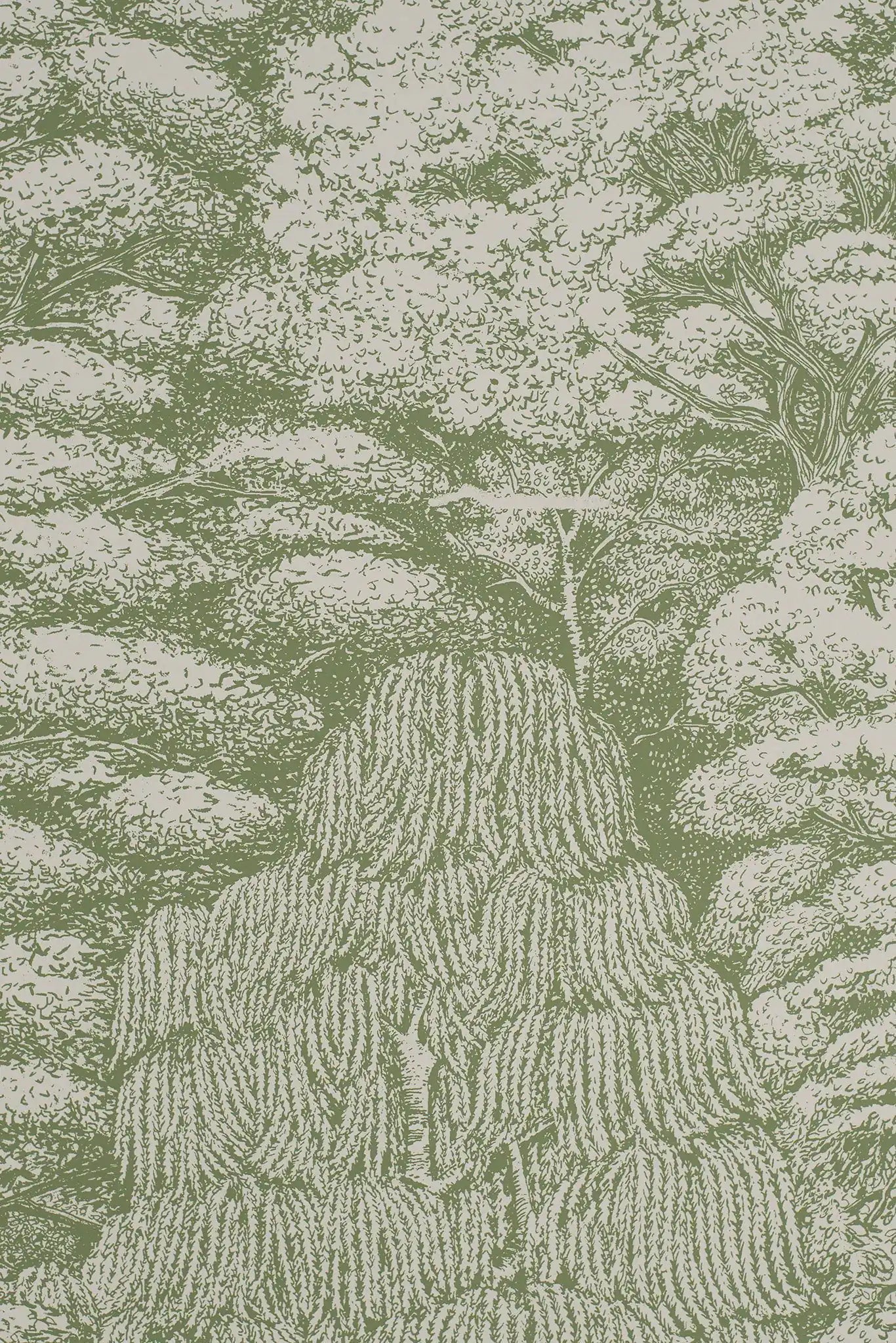 woodland toile verde