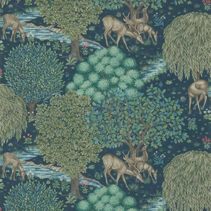 Morris & Co Carta da Parati The Brook Deco Interni